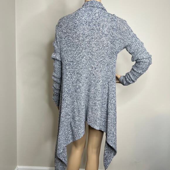 Gilly Hicks Blue Knit Open Front Cardigan Sweater - Picture 3 of 8